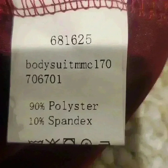 Bodysuit with open back velour. - Picture 3 of 3